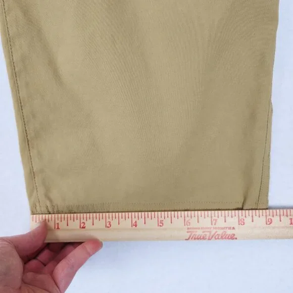 Orvis Pants Mens 38X32 Tan Straight Leg Cargo Water Resistant Stretch Outdoor - Picture 6 of 12